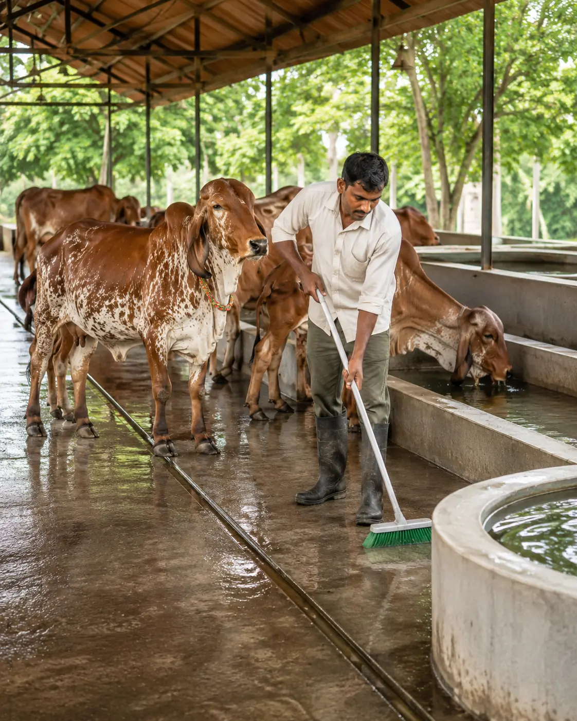 Clean water access for cows